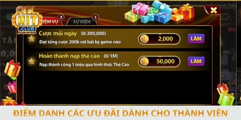Điểm danh các khuyến mãi, ưu đãi dành cho thành viên ở sảnh hot Hit Club